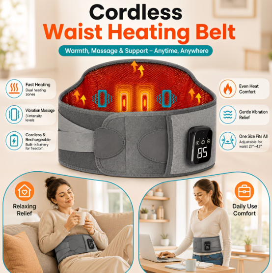 waist heating massage belt