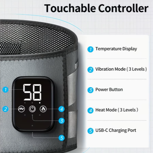 Waist Heating Massage Belt